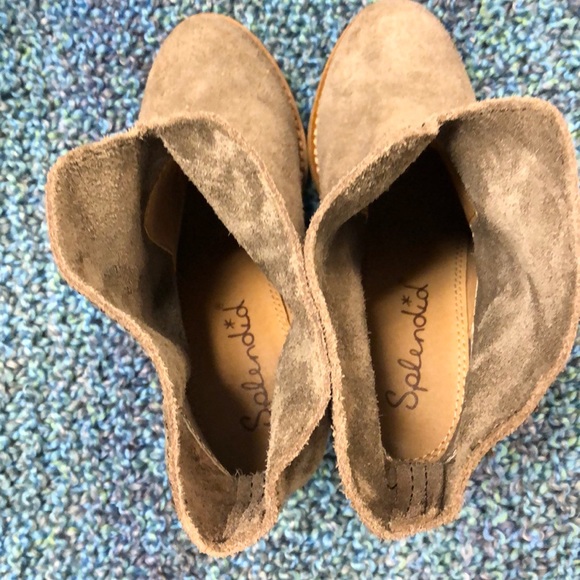 Splendid Women’s Gray Suede Lakota Ankle Booties 6 - Picture 6 of 10